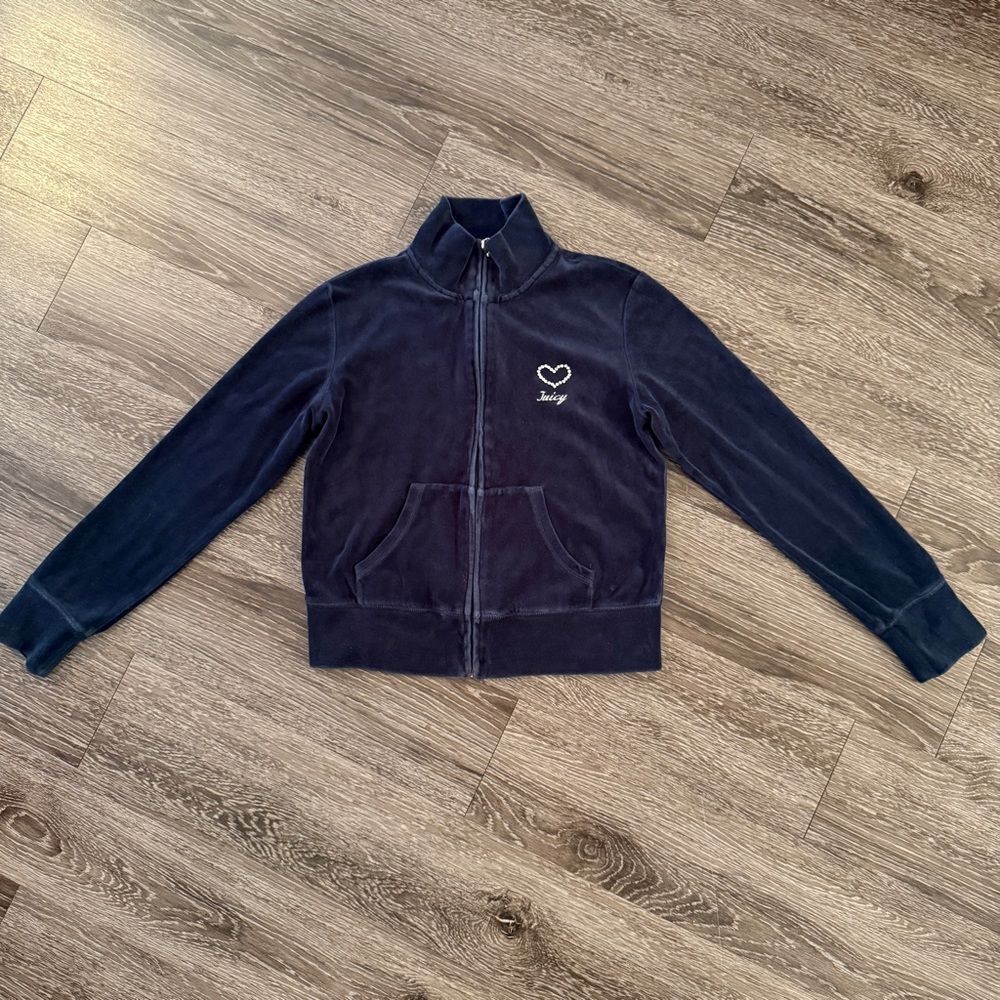Juicy Couture Y2K Navy zip up